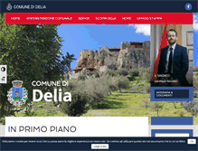 Tablet Screenshot of comune.delia.cl.it